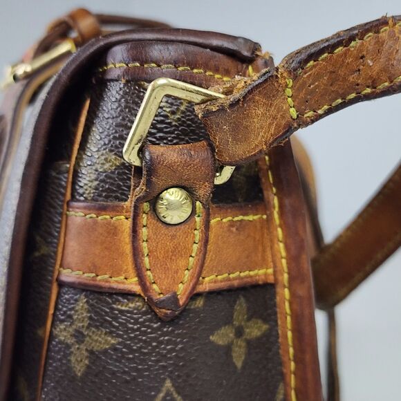 Louis Vuitton Sologne M42250 Monogram Shoulder Crossbody Bag France 2001 Vintage - Picture 9 of 16